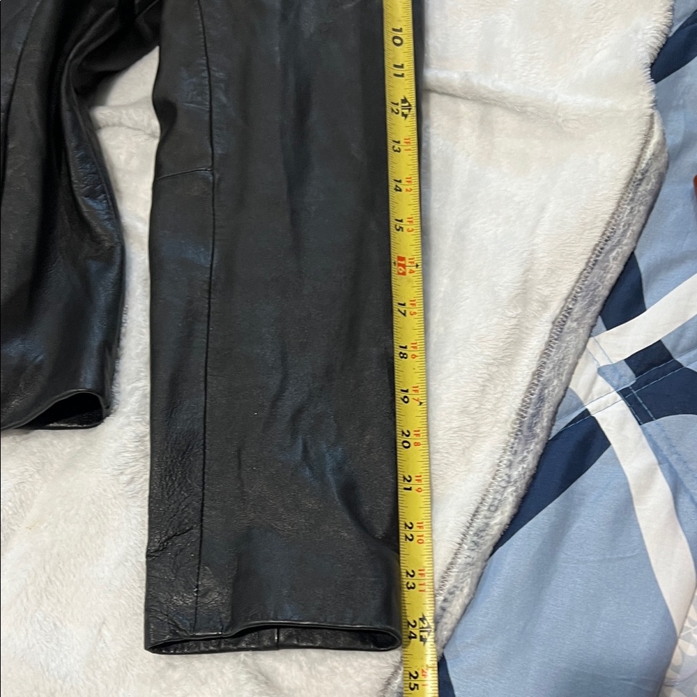 Wilsons Leather Pelle Studio Women's Sleek Black Leather Jacket Sz XL - Picture 10 of 10